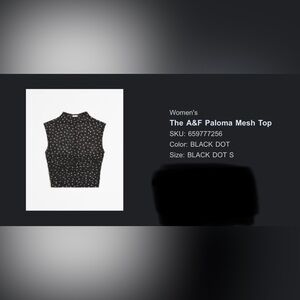 Abercrombie Mesh Top